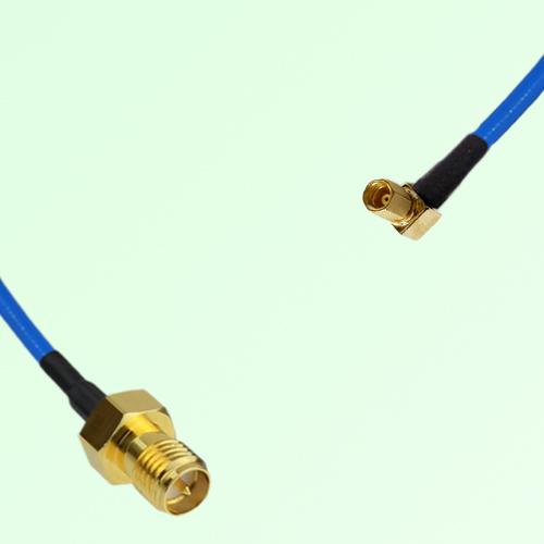 Semi-Flexible Jumper SSMC Female Right Angle to RP SMA Female Semi-Flexible Jumper SSMC Female Right Angle to RP SMA Female