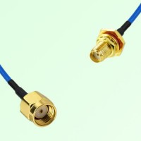 Semi-Flexible Jumper SMA Bulkhead Female with O-Ring to RP SMA Male