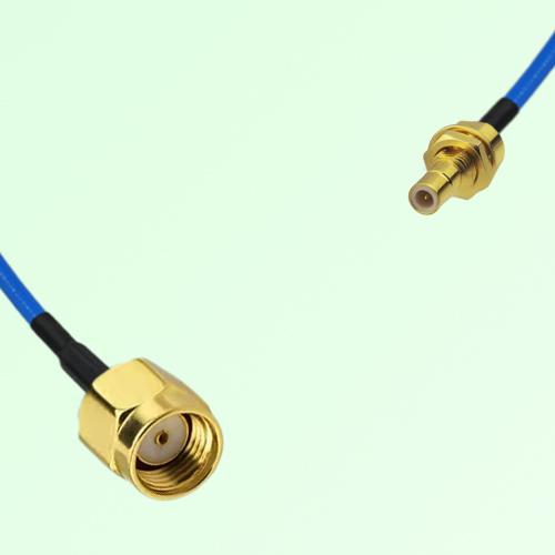 Semi-Flexible Jumper SMB Bulkhead Male to RP SMA Male