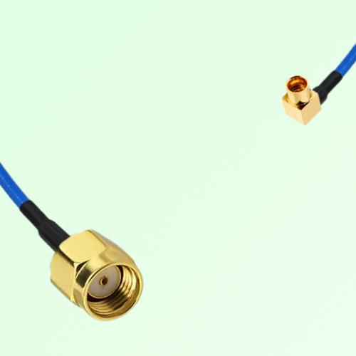 Semi-Flexible Jumper SMP Male Right Angle to RP SMA Male