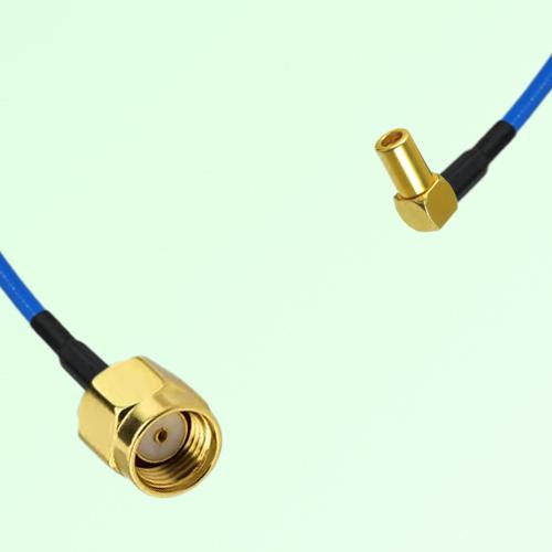 Semi-Flexible Jumper SSMB Female Right Angle to RP SMA Male