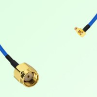 Semi-Flexible Jumper SSMC Male Right Angle to RP SMA Male