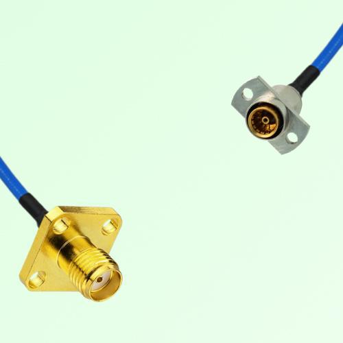 Semi-Flexible Jumper SBMA Female 2 Hole to SMA Female 4 Hole 12.7x12.7mm Semi-Flexible Jumper SBMA Female 2 Hole to SMA Female 4 Hole 12.7x12.7mm