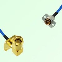 Semi-Flexible Jumper SBMA Female 2 Hole to SMA Male Right Angle 4 Hole 12.7mm Semi-Flexible Jumper SBMA Female 2 Hole to SMA Male Right Angle 4 Hole 12.7mm
