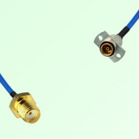Semi-Flexible Jumper SBMA Female 2 Hole Flange Mount to SMA Female Semi-Flexible Jumper SBMA Female 2 Hole Flange Mount to SMA Female