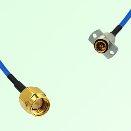 Semi-Flexible Jumper SBMA Female 2 Hole Flange Mount to SMA Male Semi-Flexible Jumper SBMA Female 2 Hole Flange Mount to SMA Male