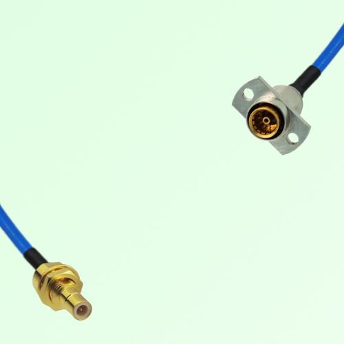 Semi-Flexible Jumper SBMA Female 2 Hole Flange Mount to SMB Bulkhead Male Semi-Flexible Jumper SBMA Female 2 Hole Flange Mount to SMB Bulkhead Male