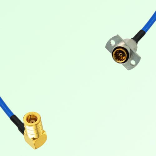 Semi-Flexible Jumper SBMA Female 2 Hole Flange Mount to SMB Female Right Angle Semi-Flexible Jumper SBMA Female 2 Hole Flange Mount to SMB Female Right Angle