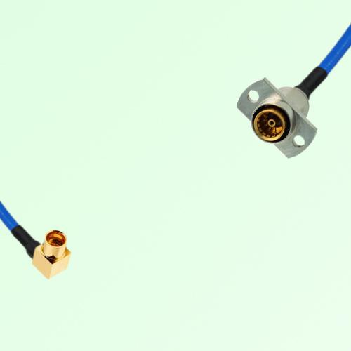 Semi-Flexible Jumper SBMA Female 2 Hole Flange Mount to SMP Male Right Angle Semi-Flexible Jumper SBMA Female 2 Hole Flange Mount to SMP Male Right Angle