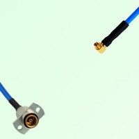 Semi-Flexible Jumper SMPM / SSMP Female Right Angle to SBMA Female 2 Hole Semi-Flexible Jumper SMPM / SSMP Female Right Angle to SBMA Female 2 Hole