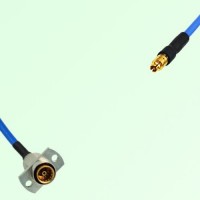 Semi-Flexible Jumper SMPM / SSMP Female to SBMA Female 2 Hole Flange Mount Semi-Flexible Jumper SMPM / SSMP Female to SBMA Female 2 Hole Flange Mount