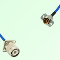 Semi-Flexible Jumper SBMA Female 2 Hole to TNC Male 4 Hole 17.5x17.5mm Semi-Flexible Jumper SBMA Female 2 Hole to TNC Male 4 Hole 17.5x17.5mm