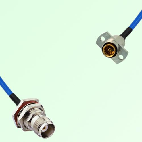 Semi-Flexible Jumper SBMA Female 2 Hole to TNC Bulkhead Female with O-Ring Semi-Flexible Jumper SBMA Female 2 Hole to TNC Bulkhead Female with O-Ring