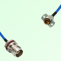 Semi-Flexible SBMA Female 2 Hole to TNC Front Mount Bulkhead Female with O-Ring Semi-Flexible SBMA Female 2 Hole to TNC Front Mount Bulkhead Female with O-Ring
