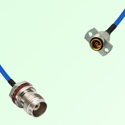 Semi-Flexible SBMA Female 2 Hole to TNC Front Mount Bulkhead Female with O-Ring Semi-Flexible SBMA Female 2 Hole to TNC Front Mount Bulkhead Female with O-Ring