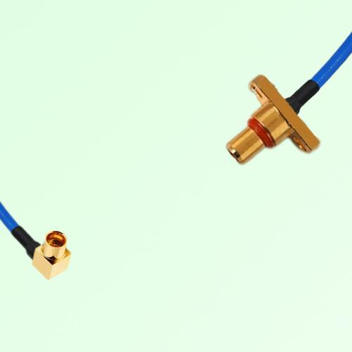 Semi-Flexible Jumper SBMA Male 2 Hole Flange Mount to SMP Male Right Angle Semi-Flexible Jumper SBMA Male 2 Hole Flange Mount to SMP Male Right Angle