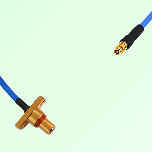 Semi-Flexible Jumper SMPM / SSMP Female to SBMA Male 2 Hole Flange Mount Semi-Flexible Jumper SMPM / SSMP Female to SBMA Male 2 Hole Flange Mount