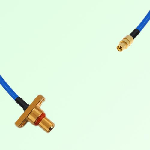 Semi-Flexible Jumper SMPM / SSMP Male to SBMA Male 2 Hole Flange Mount Semi-Flexible Jumper SMPM / SSMP Male to SBMA Male 2 Hole Flange Mount