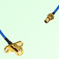 Semi-Flexible Jumper SBMA Bulkhead Male to SMA Female 2 Hole Flange Mount Semi-Flexible Jumper SBMA Bulkhead Male to SMA Female 2 Hole Flange Mount