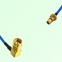 Semi-Flexible Jumper SBMA Bulkhead Male to SMA Male Right Angle Semi-Flexible Jumper SBMA Bulkhead Male to SMA Male Right Angle