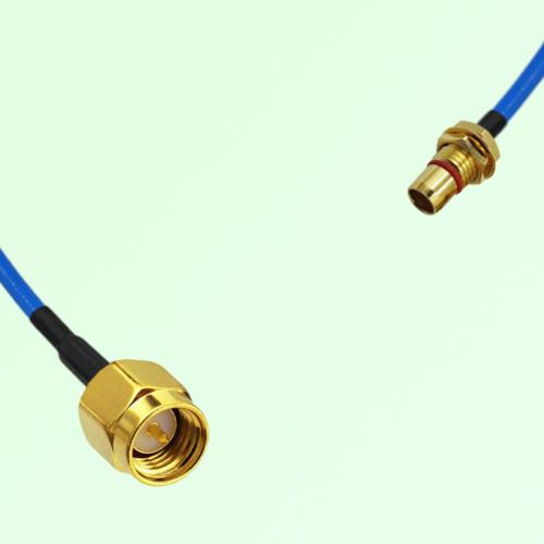 Semi-Flexible Jumper SBMA Bulkhead Male to SMA Male Semi-Flexible Jumper SBMA Bulkhead Male to SMA Male