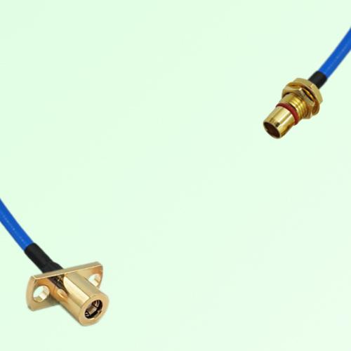 Semi-Flexible Jumper SBMA Bulkhead Male to SMB Female 2 Hole Flange Mount Semi-Flexible Jumper SBMA Bulkhead Male to SMB Female 2 Hole Flange Mount