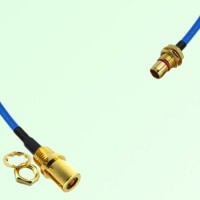 Semi-Flexible Jumper SBMA Bulkhead Male to SMB Front Mount Bulkhead Female Semi-Flexible Jumper SBMA Bulkhead Male to SMB Front Mount Bulkhead Female