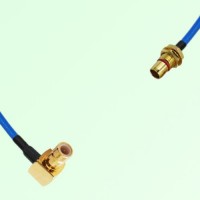 Semi-Flexible Jumper SBMA Bulkhead Male to SMB Male Right Angle