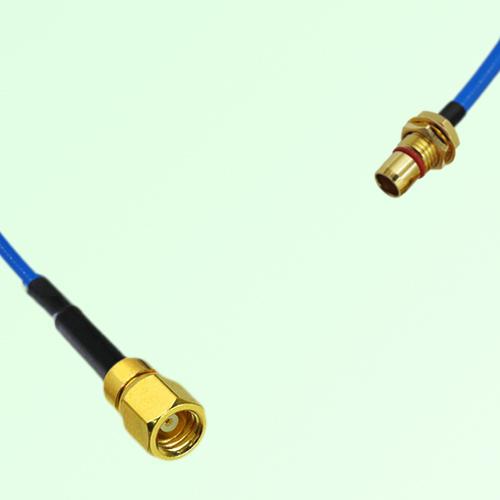Semi-Flexible Jumper SBMA Bulkhead Male to SMC Female Semi-Flexible Jumper SBMA Bulkhead Male to SMC Female