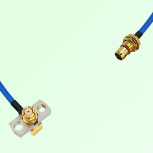 Semi-Flexible Jumper SBMA Bulkhead Male to SMP Female Right Angle 2 Hole Semi-Flexible Jumper SBMA Bulkhead Male to SMP Female Right Angle 2 Hole