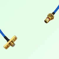 Semi-Flexible Jumper SBMA Bulkhead Male to SMP Female 2 Hole Flange Mount Semi-Flexible Jumper SBMA Bulkhead Male to SMP Female 2 Hole Flange Mount
