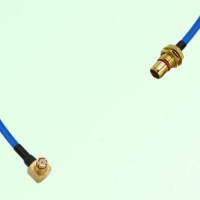 Semi-Flexible Jumper SBMA Bulkhead Male to SMP Female Right Angle Semi-Flexible Jumper SBMA Bulkhead Male to SMP Female Right Angle