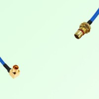 Semi-Flexible Jumper SBMA Bulkhead Male to SMP Male Right Angle Semi-Flexible Jumper SBMA Bulkhead Male to SMP Male Right Angle