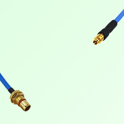 Semi-Flexible Jumper SMPM / SSMP Female to SBMA Bulkhead Male