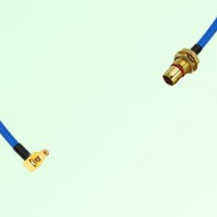 Semi-Flexible Jumper SBMA Bulkhead Male to SSMC Male Right Angle Semi-Flexible Jumper SBMA Bulkhead Male to SSMC Male Right Angle