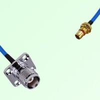 Semi-Flexible Jumper SBMA Bulkhead Male to TNC Female 4 Hole 17.5x17.5mm Semi-Flexible Jumper SBMA Bulkhead Male to TNC Female 4 Hole 17.5x17.5mm