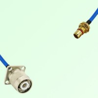 Semi-Flexible Jumper SBMA Bulkhead Male to TNC Male 4 Hole 17.5x17.5mm Semi-Flexible Jumper SBMA Bulkhead Male to TNC Male 4 Hole 17.5x17.5mm