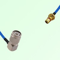 Semi-Flexible Jumper SBMA Bulkhead Male to TNC Male Right Angle Semi-Flexible Jumper SBMA Bulkhead Male to TNC Male Right Angle