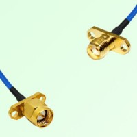 Semi-Flexible Jumper SMA Female 2 Hole to SMA Male 2 Hole Semi-Flexible Jumper SMA Female 2 Hole to SMA Male 2 Hole