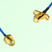 Semi-Flexible Jumper SMA Female 2 Hole Flange Mount to SMA Female Semi-Flexible Jumper SMA Female 2 Hole Flange Mount to SMA Female