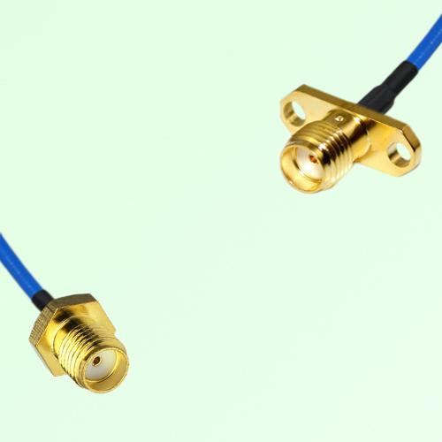 Semi-Flexible Jumper SMA Female 2 Hole Flange Mount to SMA Female Semi-Flexible Jumper SMA Female 2 Hole Flange Mount to SMA Female
