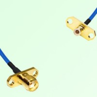 Semi-Flexible Jumper SMB Male 2 Hole to SMA Female 2 Hole