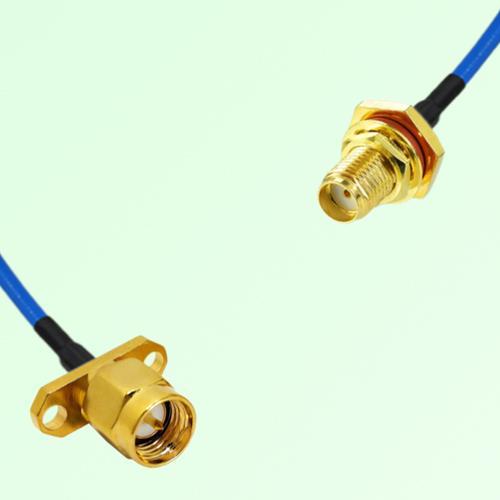 Semi-Flexible Jumper SMA Bulkhead Female with O-Ring to SMA Male 2 Hole Semi-Flexible Jumper SMA Bulkhead Female with O-Ring to SMA Male 2 Hole