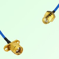 Semi-Flexible Jumper SMA Female to SMA Male 2 Hole Flange Mount Semi-Flexible Jumper SMA Female to SMA Male 2 Hole Flange Mount