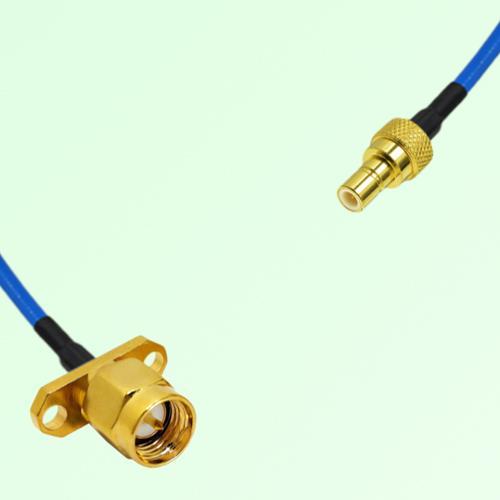 Semi-Flexible Jumper SMB Male to SMA Male 2 Hole Flange Mount Semi-Flexible Jumper SMB Male to SMA Male 2 Hole Flange Mount