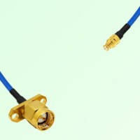 Semi-Flexible Jumper SMP Female to SMA Male 2 Hole Flange Mount Semi-Flexible Jumper SMP Female to SMA Male 2 Hole Flange Mount