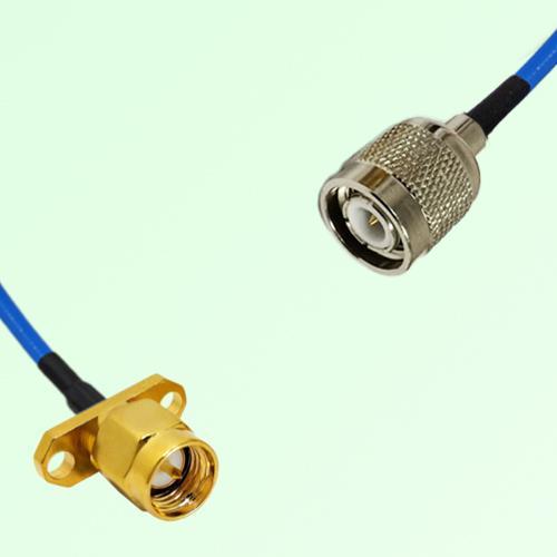 Semi-Flexible Jumper TNC Male to SMA Male 2 Hole Flange Mount Semi-Flexible Jumper TNC Male to SMA Male 2 Hole Flange Mount