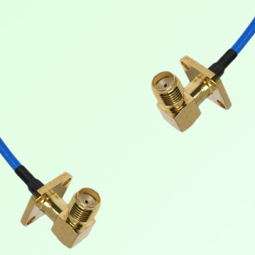 Semi-Flexible SMA Female Right Angle 4 Hole to SMA Female Right Angle 4 Hole Semi-Flexible SMA Female Right Angle 4 Hole to SMA Female Right Angle 4 Hole