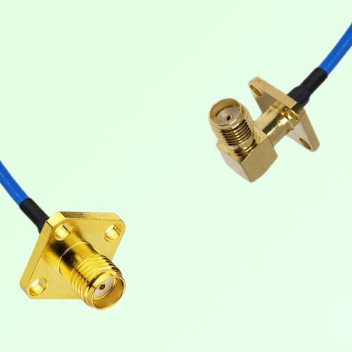 Semi-Flexible Jumper SMA Female Right Angle 4 Hole to SMA Female 4 Hole 12.7mm Semi-Flexible Jumper SMA Female Right Angle 4 Hole to SMA Female 4 Hole 12.7mm