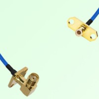 Semi-Flexible Jumper SMB Male 2 Hole to SMA Female Right Angle 4 Hole 12.7mm Semi-Flexible Jumper SMB Male 2 Hole to SMA Female Right Angle 4 Hole 12.7mm